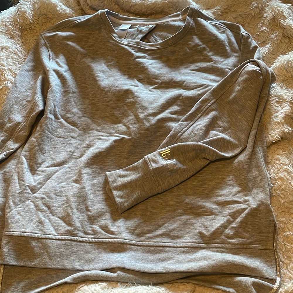 Light Grey Victoria Secret Lightweight Crew with cutout size medium